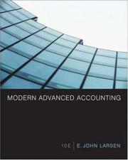 Cover of: Modern Advanced Accounting with OLC with Premium Content Card by E. John Larsen