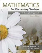 Cover of: Mathematics for Elementary Teachers by Albert B. Bennett, Ted Nelson