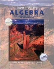 Cover of: Intermediate Algebra