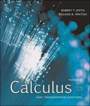 Cover of: Calculus by Robert Thomas Smith, Roland B. Minton