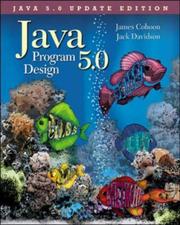 Cover of: Java 5.0 Program Design by James P. Cohoon, Jack W Davidson