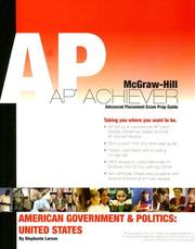 Cover of: AP Achiever (Advanced Placement* Exam Preparation Guide) for AP US Government