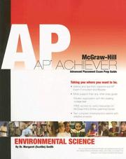 Cover of: AP Achiever (Advanced Placement* Exam Preparation Guide) for AP Environmental Science (College Test Prep) by Margaret (Scottie) Scot Smith