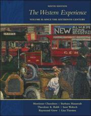 Cover of: The Western Experience, Volume 2, with Primary Source Investigator and PowerWeb by Mortimer Chambers, Barbara Hanawalt, Theodore K. Rabb, Isser Woloch, Raymond Grew, Lisa Tiersten