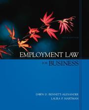 Cover of: Employment Law for Business with Powerweb card