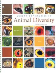 Cover of: Laboratory Studies in Animal Diversity by Cleveland P. Hickman, Jr.