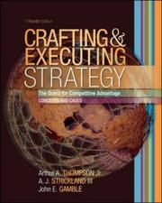Cover of: Crafting and Executing Strategy with OLC access card | Arthur A. Jr. Thompson