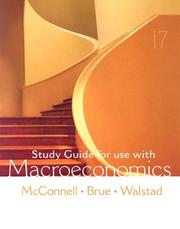 Cover of: Study Guide for use with Macroeconomics