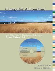 Cover of: Computer Accounting with Microsoft Great Plains 8.0 w/ Software CD