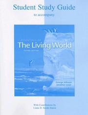 Cover of SSG t/a Essentials of The Living World by George B Johnson