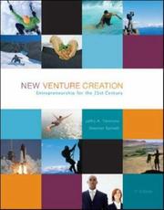 Cover of: New Venture Creation: Entrepreneurship for the 21st Century with Online Learning Center access card