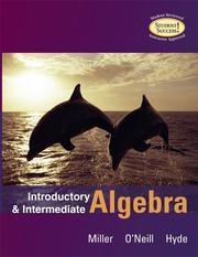 Cover of: Introductory and Intermediate Algebra with MathZone