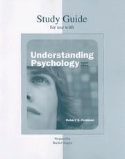 Cover of: Student Study Guide for use with Understanding Psychology by Robert S Feldman, Robert S Feldman