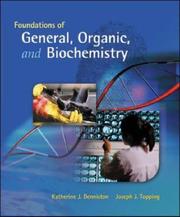 Cover of: Foundations of General, Organic, and Biochemistry
