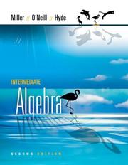Cover of: MP Intermediate Algebra (Hardcover) by Julie Miller, Molly O'Neill