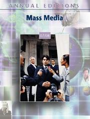 Cover of: Annual Editions: Mass Media 07/08 (Annual Editions : Mass Media) by Joan Gorham