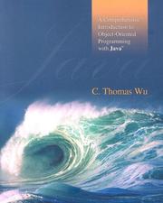 Cover of A Comprehensive Introduction to Object-Oriented Programming with Java