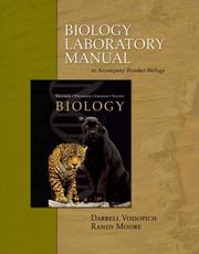 Cover of: Vodopich Biology Laboratory Manual specific t/a Brooker Biology by Randy Moore, Darrell S. Vodopich, Randy Moore