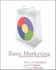 Cover of: Basic Marketing w/Student CD by Jr., William D. Perreault, E. Jerome McCarthy, Joseph P. Cannon