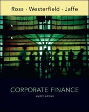 Cover of: Corporate Finance with S&P card by Stephen A Ross, Randolph W Westerfield, Jeffrey Jaffe
