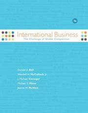 Cover of: International Business by Donald Ball, Wendell H. McCulloch, Michael Geringer, Michael S Minor, Jeanne M. McNett