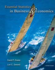 Cover of: Essential Statistics in Business and Economics with St CDRom (Irwin/McGraw-Hill Series in Operations and Decision Sciences)