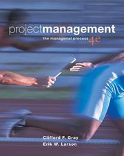 Cover of: Project Management with MS Project CD + Student CD by Clifford F. Gray, Erik W. Larson