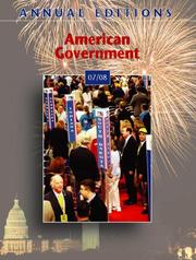 Cover of: Annual Editions: American Government 07/08 (Annual Editions : American Government) by Bruce Stinebrickner