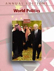 Cover of: Annual Editions: World Politics 07/08 (Annual Editions : World Politics) by Helen E Purkitt