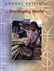 Cover of: Annual Editions: Developing World 08/09 (Annual Editions : Developing World)