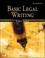 Cover of: Basic Legal Writing for Paralegals