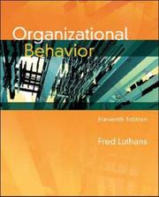 Cover of: Organizational Behavior by Fred Luthans