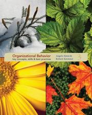 Cover of: Organizational Behavior by Angelo Kinicki, Robert Kreitner