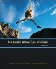 cover of New Business Ventures And The Entrepreneur