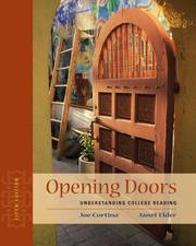 Cover of: Opening Doors | Joe Cortina
