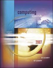 Cover of: Computing essentials 2007 by Timothy J. O'Leary