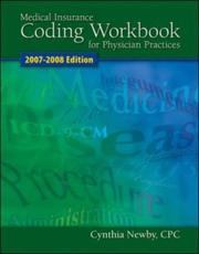 Cover of: Medical Insurance Coding Workbook 2007-08 by Cynthia Newby