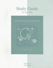 Cover of: Study Guide to accompany International Economics by Thomas Pugel, Kerry Odell