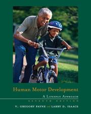 Cover of: Human Motor Development by V. Gregory Payne, Larry D. Isaacs