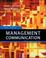Cover of: Management Communication