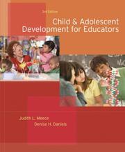 Cover of: Child and Adolescent Development for Educators | Judith Meece