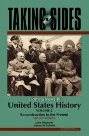 Cover of Taking Sides by Larry Madaras