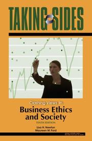 Cover of: Taking Sides: Clashing Views in Business Ethics and Society (Taking Sides: Clashing Views on Controversial Issues in Business Ethics and Society) by Lisa H. Newton, Maureen M Ford