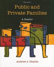 Cover of: Public and Private Families | Andrew J. Cherlin