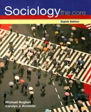 Cover of: Sociology: The Core