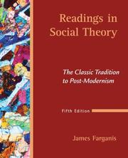 Cover of: Readings in Social Theory by James Farganis
