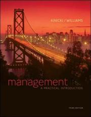 Cover of: Management by Angelo Kinicki, Brian K. Williams