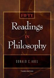 Cover of: Fifty Readings in Philosophy