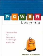 Cover of: P.O.W.E.R. Learning: Strategies for Success in College and Life