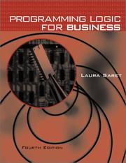 Cover of: Programming Logic for Business by Laura Saret, Laura Saret